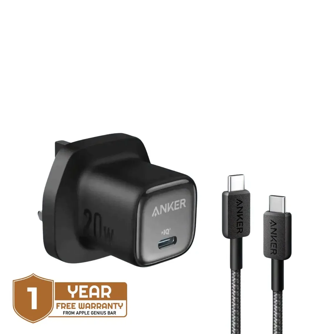 Anker Zolo Charger 20W GaN IQ & PD Combo USB C