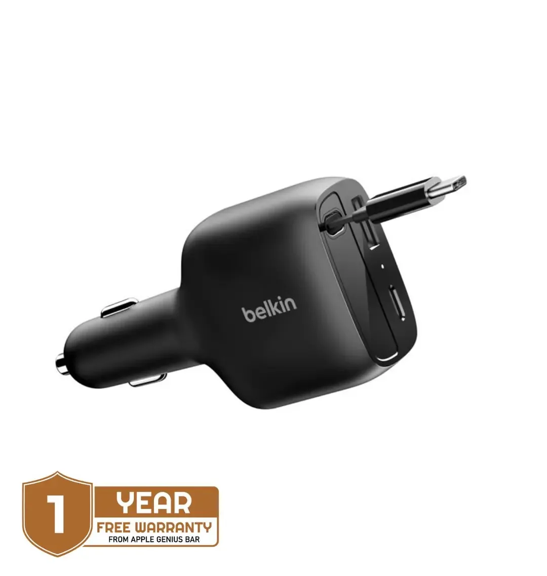 Belkin Retractable Car Charger 75W